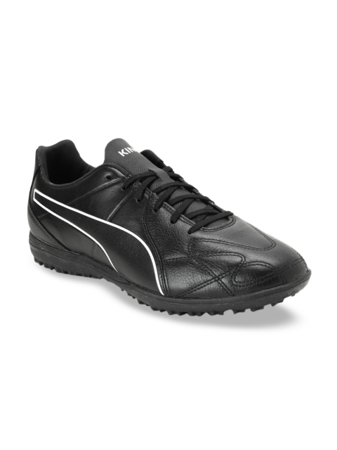 

Puma Unisex Black Leather Football KING Hero TT Shoes