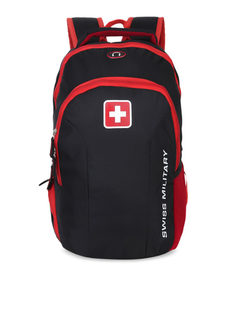 

SWISS MILITARY Unisex Black Solid Backpack