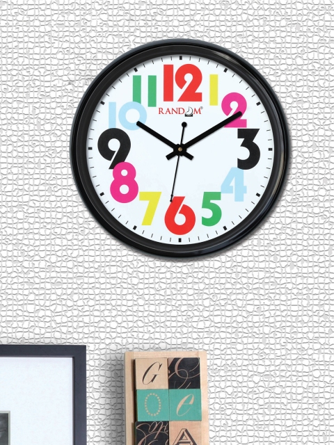 

RANDOM Off-White Round Printed 30 cm Analogue Wall Clock