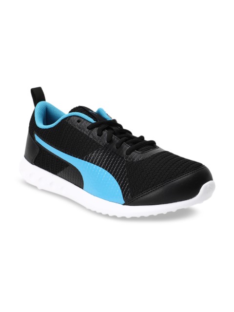 

Puma Men Black Mesh Sneakers