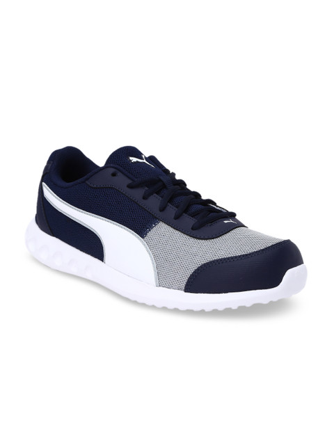 

Puma Men Navy Blue Mesh Kenora IDP Sneakers