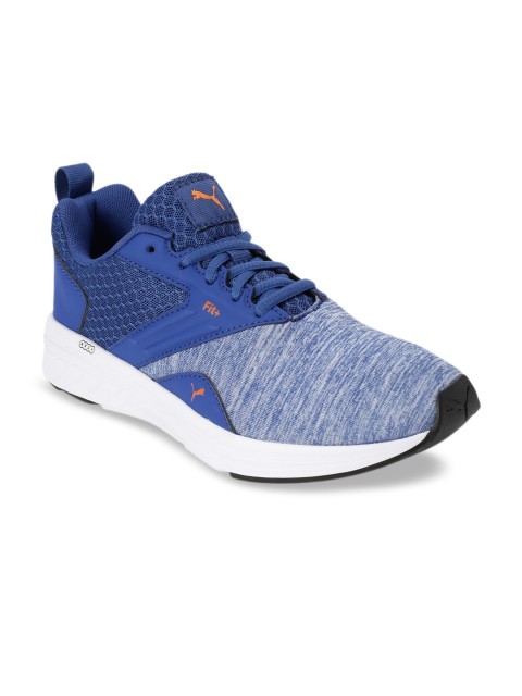 

Puma Unisex Blue Mesh NRGY Comet Jr Running Shoes