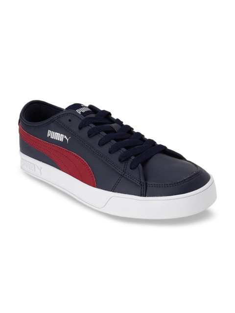 

Puma Unisex Navy Blue Smash v2 Vulc SL Sneakers