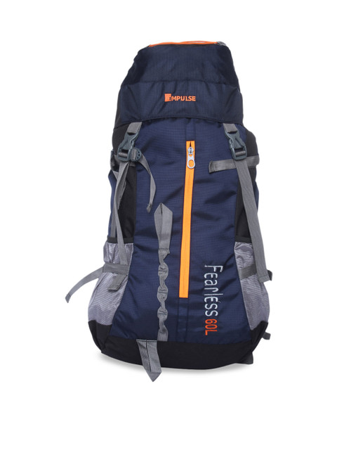 

Impulse Unisex Blue Solid Fearless 60 Litres Rucksack