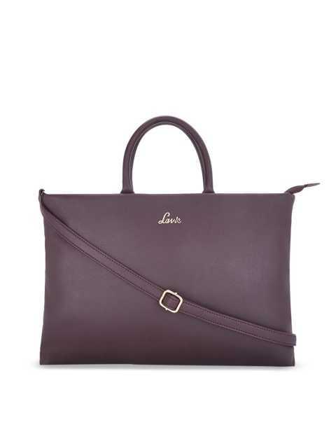 

Lavie Purple Solid Handheld Bag