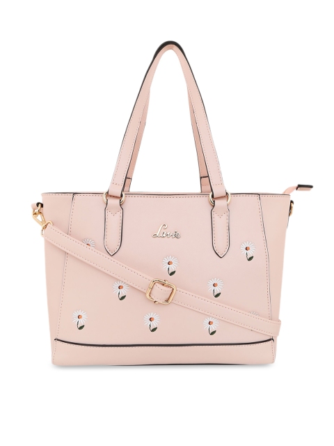 

Lavie Women Pink Embroidered Shoulder Bag