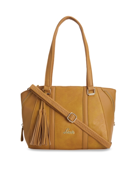 

Lavie Yellow Solid Shoulder Bag