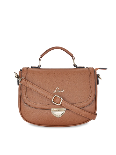 

Lavie Brown Solid Sling Bag