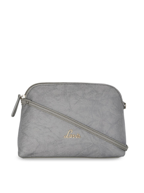

Lavie Grey Textured Sling Bag