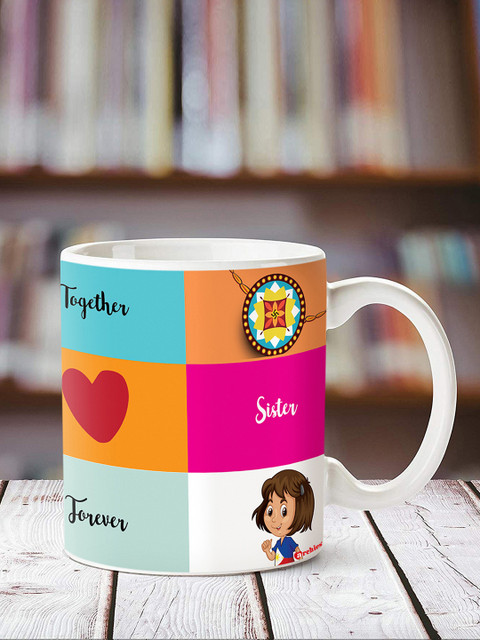 

Archies Multicoloured Printed Coffee Mug, Multi