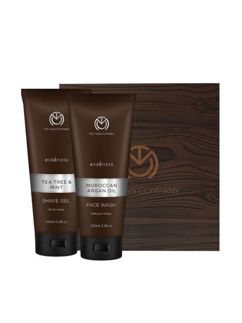 

THE MAN COMPANY Men Majestic Face Wash and Shave Gel Combo, Black