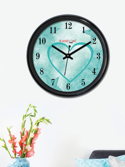 

RANDOM Sea Green Round Printed Analogue Wall Clock