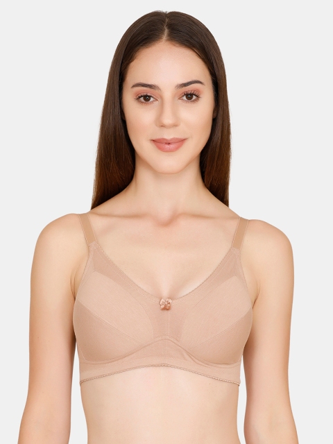 

Rosaline by Zivame Beige Solid Non-Wired Non Padded Everyday Bra RO00ROLB06ENUDE