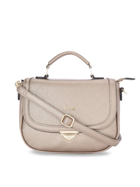 

Lavie Gunmetal-Toned Solid Sling Bag, Metallic