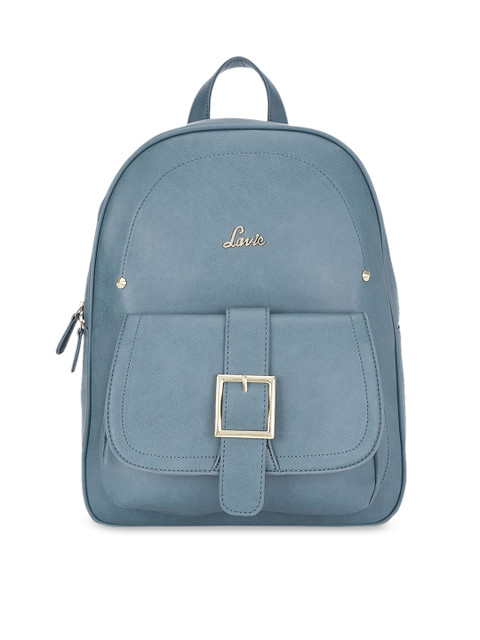 

Lavie Women Blue Solid Backpack