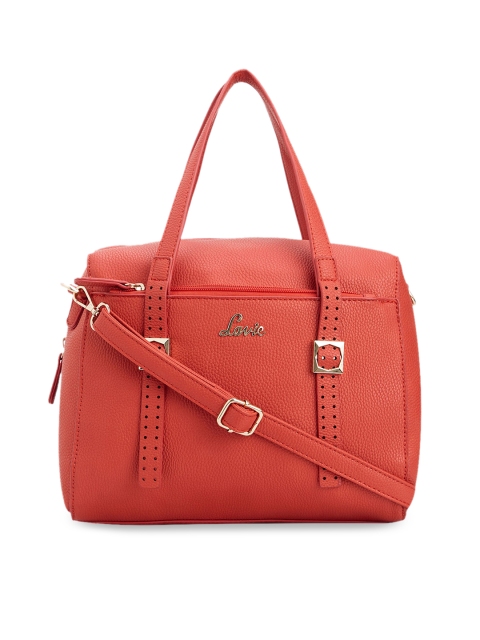 

Lavie Red Solid Handheld Bag