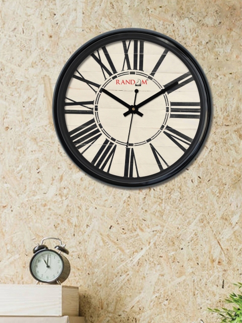 

RANDOM Beige Round Solid Analogue Wall Clock (30cm X 30cm X 2cm)