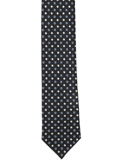 

Calvadoss Black & Blue Woven Design Broad Tie
