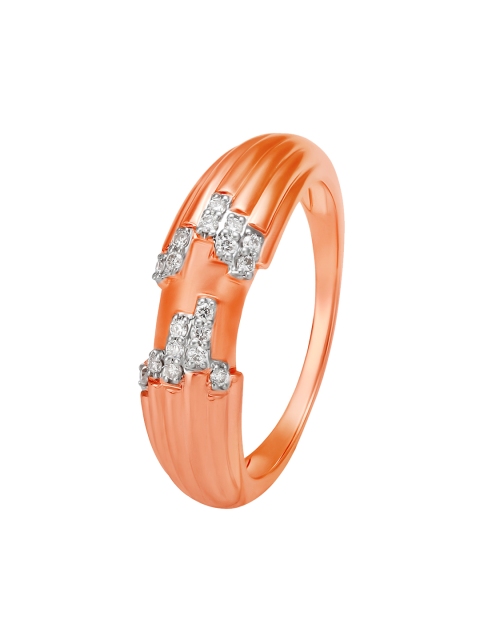 

Mia by Tanishq Women 14KT Rose Gold Diamond Finger Ring