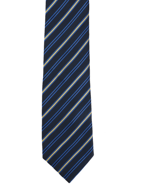 

Calvadoss Blue Striped Broad Tie