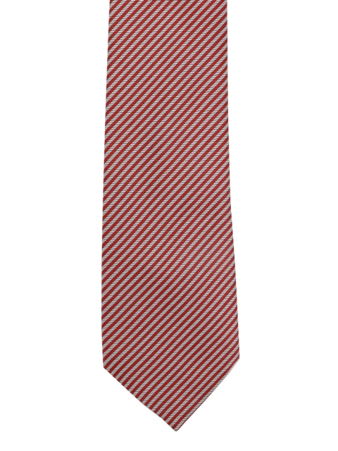

Calvadoss Red & Grey Striped Broad Tie