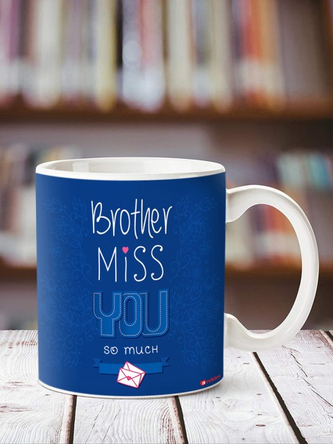 

Archies Blue & White Printed Coffee Mug