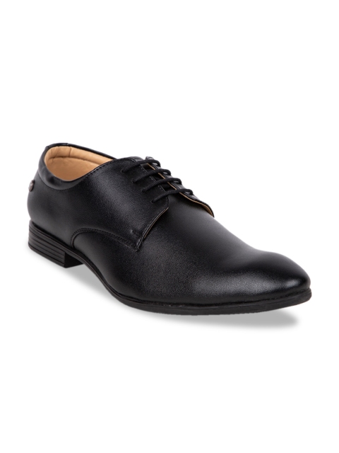 

Duke Men Black Solid Formal Derbys