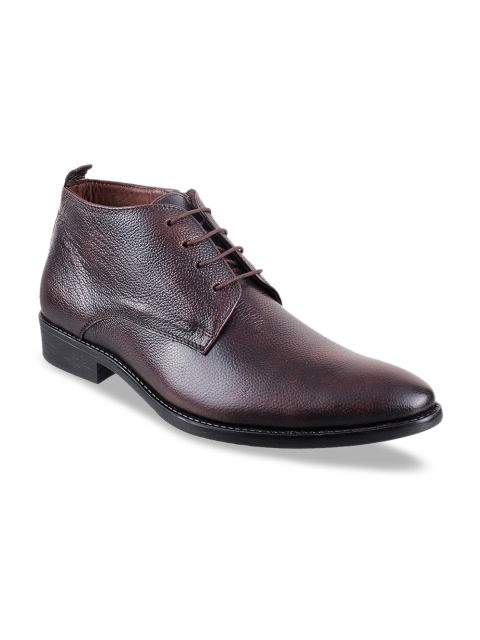 

Mochi Men Brown Leather Formal Derbys
