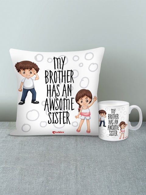 

Archies White Rakhi Combo Gift Set