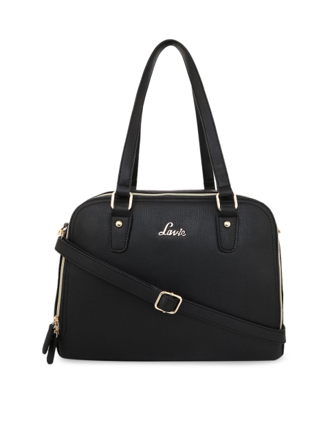 

Lavie Black Solid Shoulder Bag