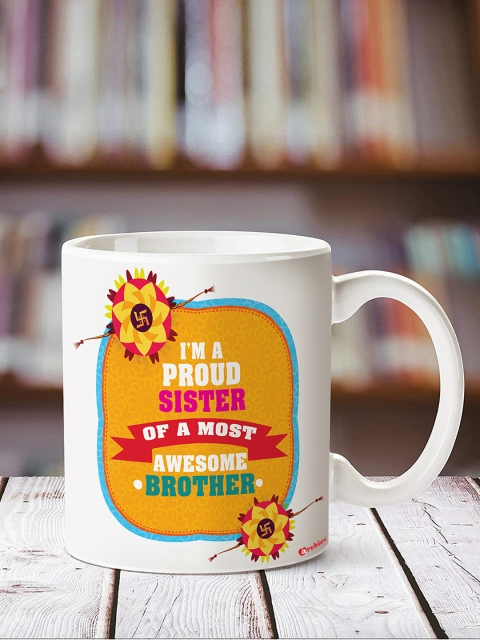 

Archies White Printed Ceremic Cup