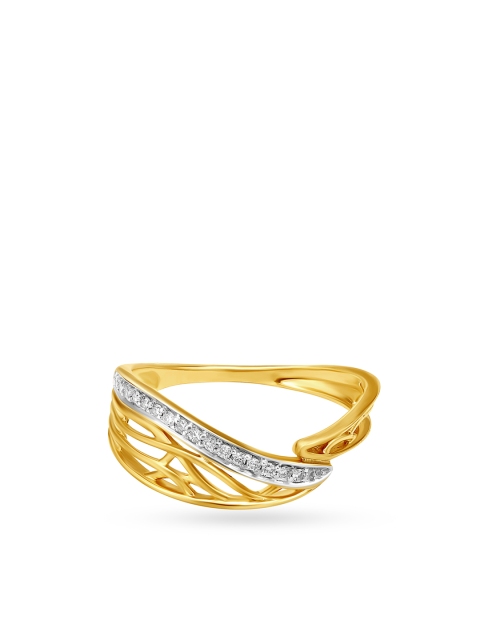 

Mia by Tanishq Women 14KT Yellow Gold Diamond Finger Ring