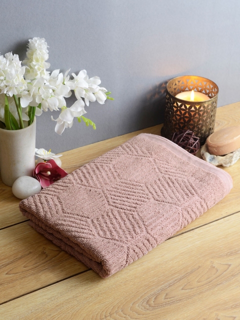 

Softweave Men Brown Geometric Patterned 450 GSM Bath Towel