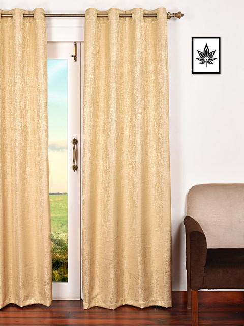 

Ariana Beige Single Door Curtains