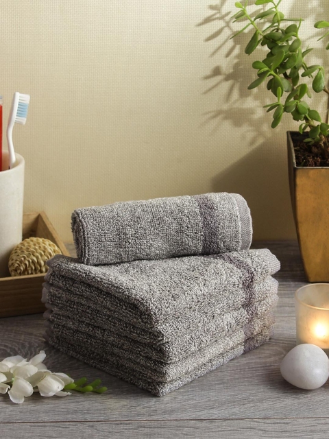 

Softweave Grey Set of 6 480 GSM Solid Face Towels