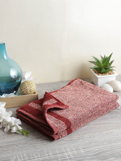 

Softweave Set of 2 Maroon GSM 480 Hand Towels