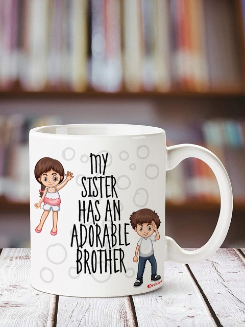 

Archies White Printed Ceremic Cup