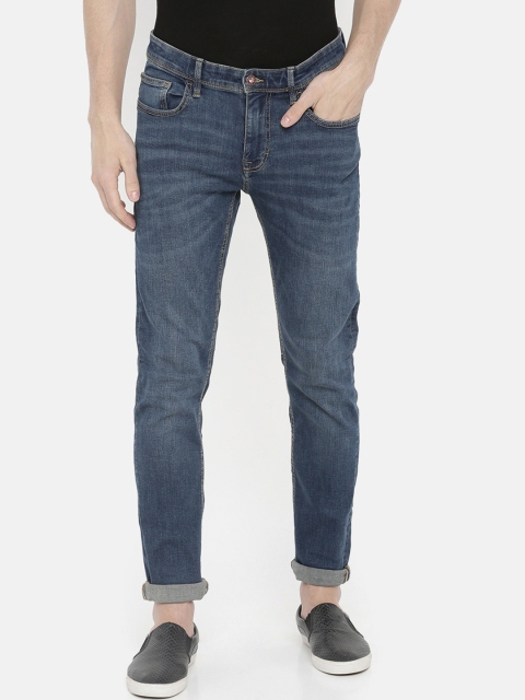 

Celio Men Blue Slim Fit Mid-Rise Clean Look Stretchable Jeans