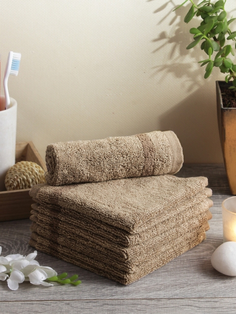 

Softweave Beige Set of 6 480 GSM Solid Face Towels