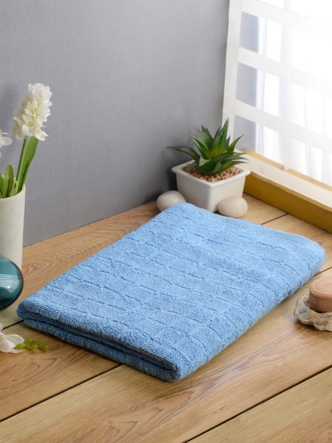 

Softweave Men Blue Check Patterned 280 GSM Bath Towel
