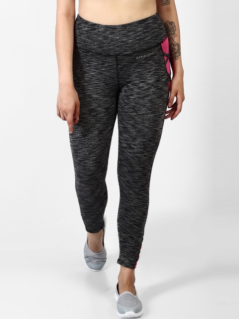 

OFF LIMITS Women Grey Solid Tights
