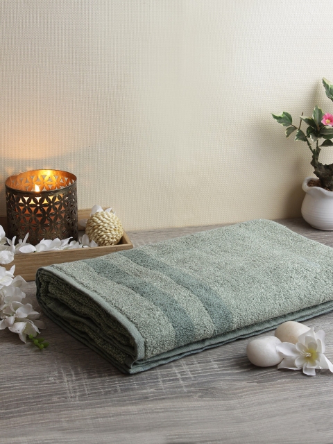 

Softweave Men Green Self Design 480 GSM Bath Towel