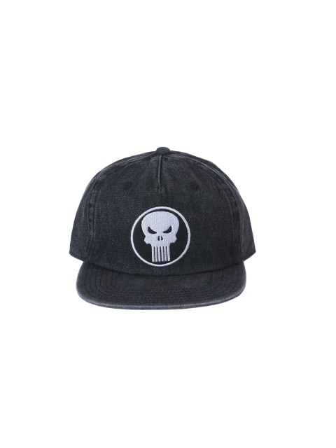 

Free Authority Men Grey Punisher Printed Snapback Cap