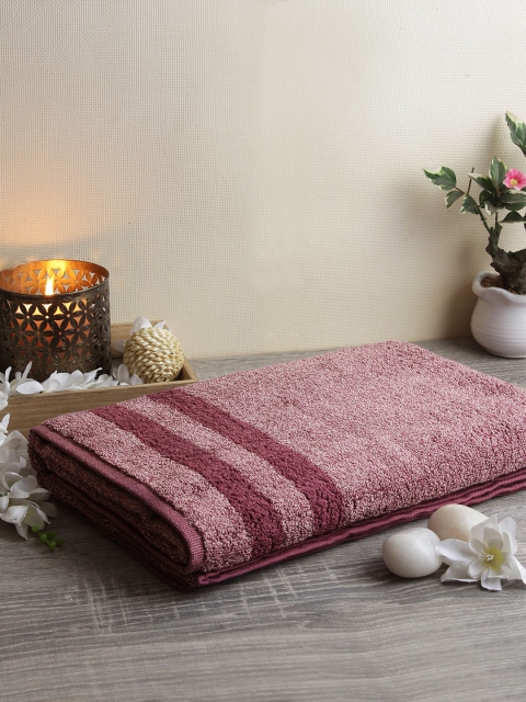 

Softweave Men Purple Self Design 480 GSM Bath Towel