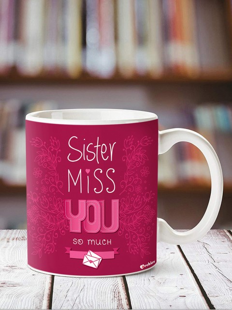 

Archies Pink & White Printed Coffee Mug