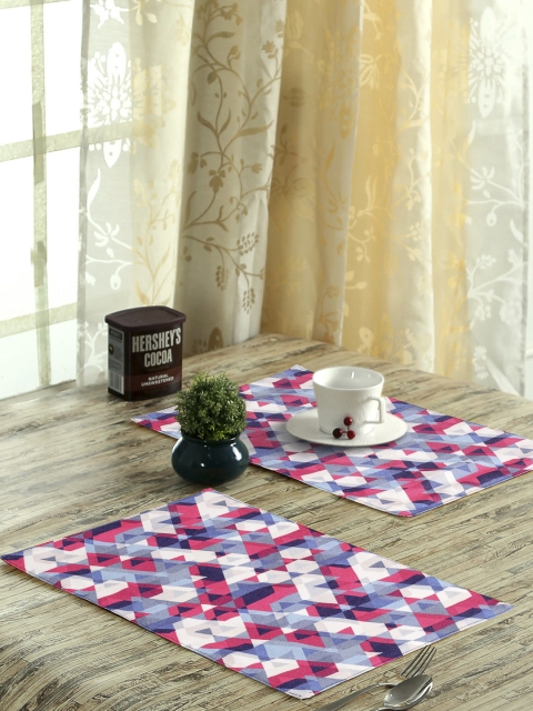 

Alina decor Set of 6 Multicoloured Digital Printed Table Placemats, Multi