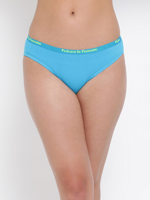 

Clovia Women Blue Low-Rise Bikini Briefs PN3295P03