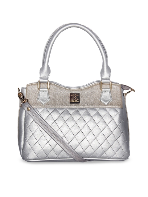 

ESBEDA Silver-Toned Quilted Handheld Bag