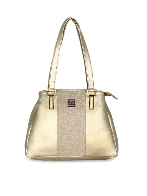 

ESBEDA Gold-Toned Colourblocked Shoulder Bag