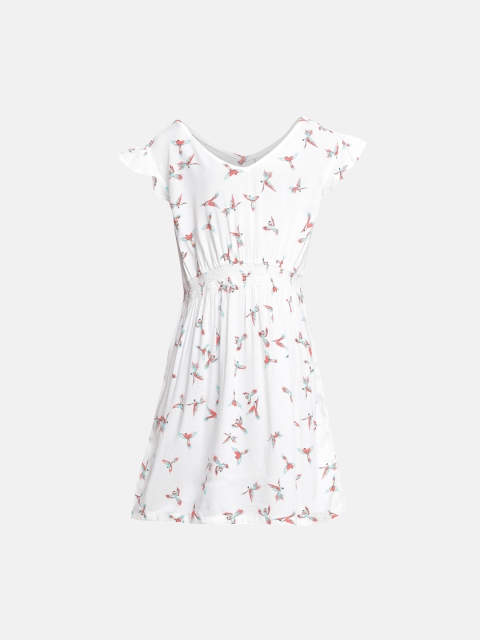 

Oxolloxo Girls Off-White Blouson Dress